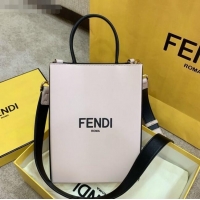 Best Price Fendi Pack Leather Small Shopping Bag FD1960 Pink 2021