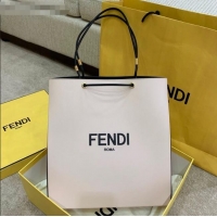 Promotional Fendi Pack Leather Medium Shopping Bag FD1962 Pink 2021