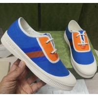 Trendy Design Gucci Canvas Sneakers 022622 Blue