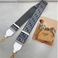 Good Taste Fendi Strap You Shoulder Strap in FD2013 Steel Grey FF Ribbon 2021