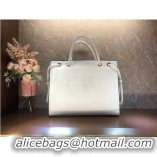 Good Product FENDI PACK MEDIUM SHOPPING BAG leather bag F1508 White