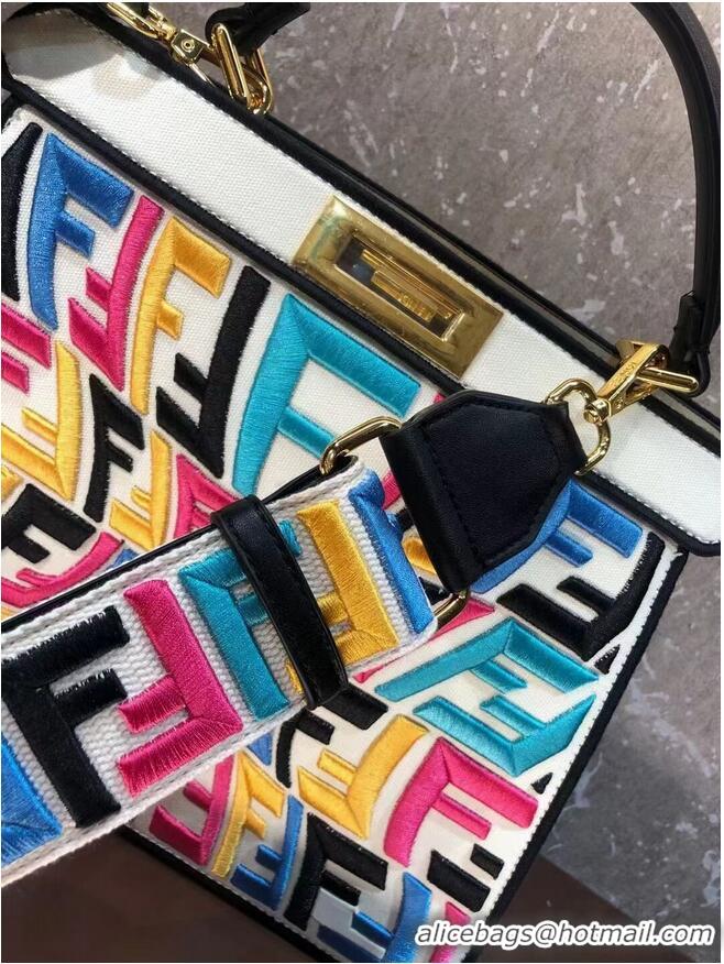 Most Popular FENDI PEEKABOO ICONIC ESSENTIALLY leather bag F1516 colour