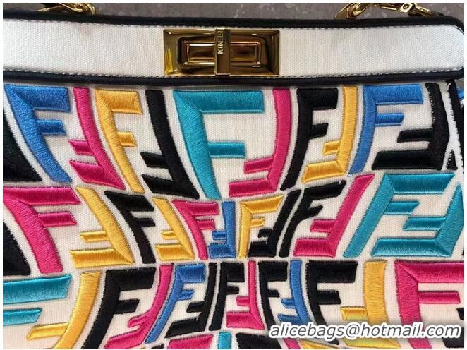 Most Popular FENDI PEEKABOO ICONIC ESSENTIALLY leather bag F1516 colour