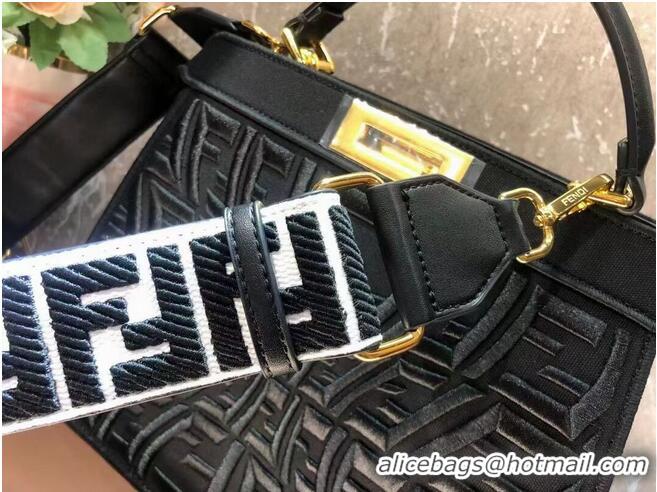 New Style FENDI PEEKABOO ICONIC ESSENTIALLY leather bag F1516 Black