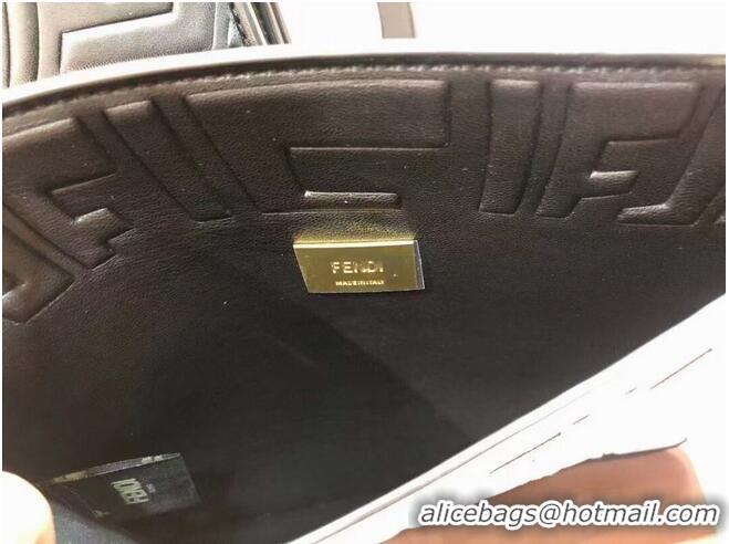 Top Grade FENDI PEEKABOO ICONIC ESSENTIALLY leather bag F1519 Black