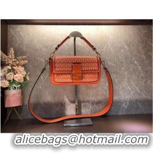 Good Product FENDI BAGUETTE Bag F1520 orange