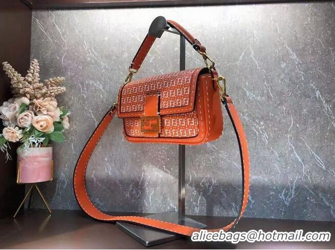 Good Product FENDI BAGUETTE Bag F1520 orange