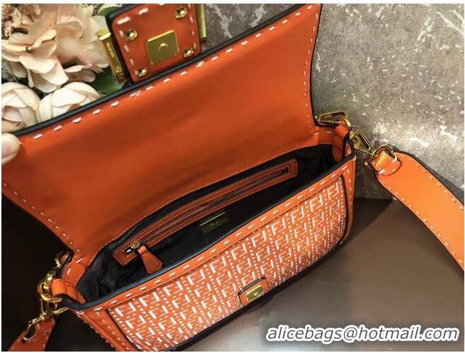 Good Product FENDI BAGUETTE Bag F1520 orange