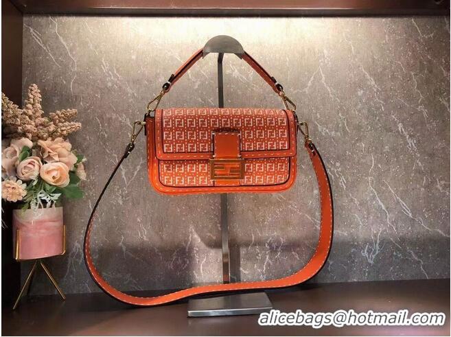 Good Product FENDI BAGUETTE Bag F1520 orange