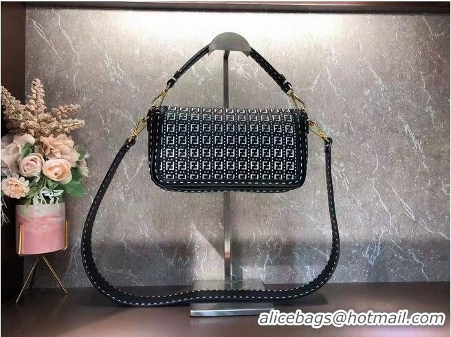 Traditional Discount FENDI BAGUETTE Bag F1520 black