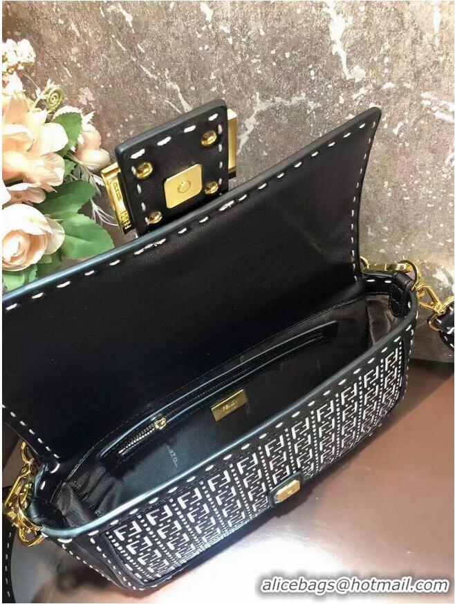 Traditional Discount FENDI BAGUETTE Bag F1520 black