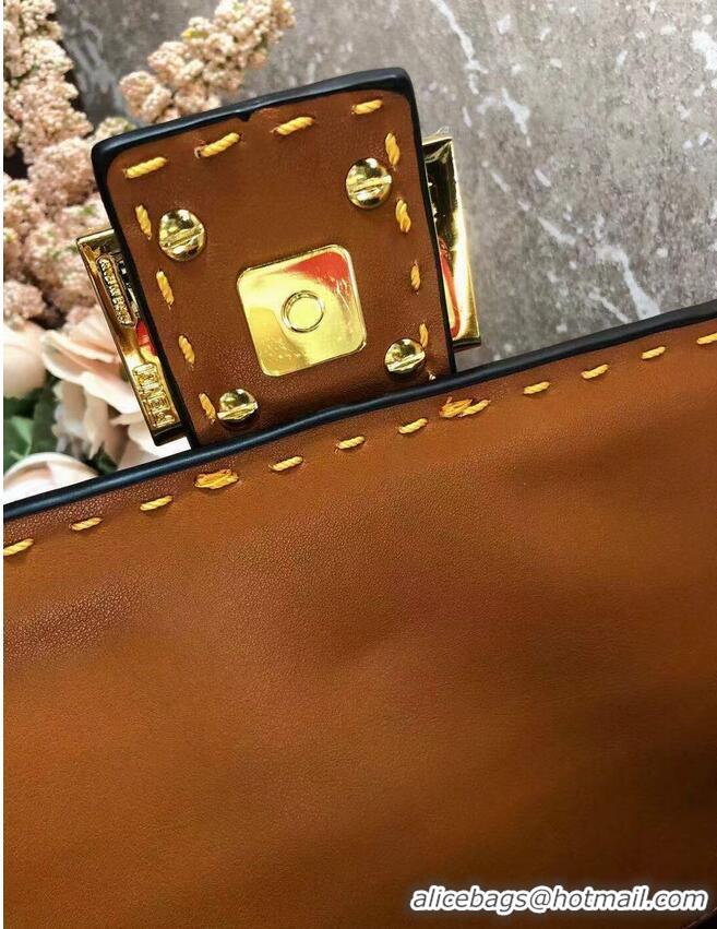 Promotional FENDI BAGUETTE Bag F1520 brown