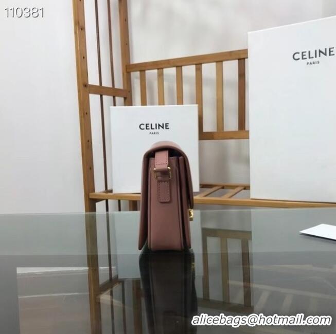 Best Product Celine TEEN TRIOMPHE BAG IN SHINY CALFSKIN MINERAL 188423 Pink