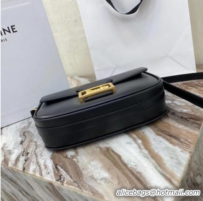 Promotional Celine TEEN TRIOMPHE BAG IN SHINY CALFSKIN MINERAL 195302 Black