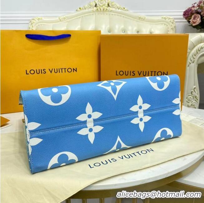 New Style Louis Vuitton Monogram Giant Canvas ONTHEGO MM M57639 Blue