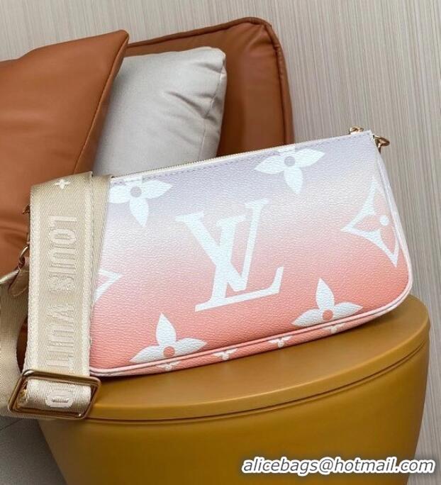 Top Quality Louis Vuitton Monogram Giant Canva MULTI POCHETTE ACCESSOIRES M57634 Brume Gray