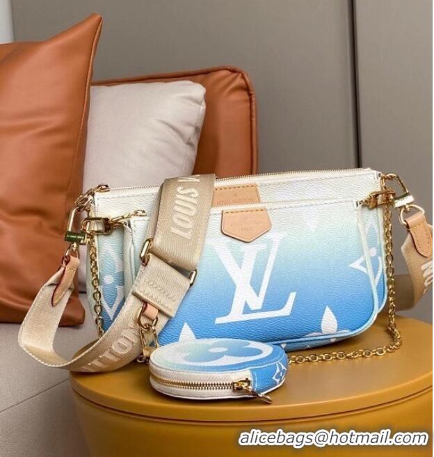 Buy Discount Louis Vuitton Monogram Giant Canvas MULTI POCHETTE ACCESSOIRES M57633 Blue