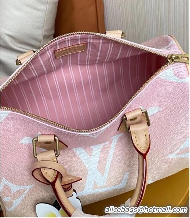 Discount Louis Vuitton Monogram Giant Canvas SPEEDY BANDOULIERE 25 M45724 Pink