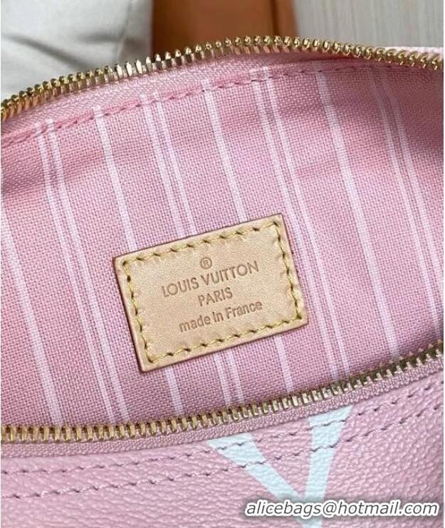 Discount Louis Vuitton Monogram Giant Canvas SPEEDY BANDOULIERE 25 M45724 Pink