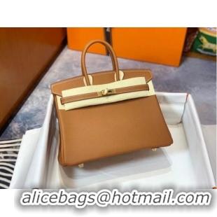 Trendy Design Hermes Birkin 25CM Epsom Bag Original Leather H25E Brown