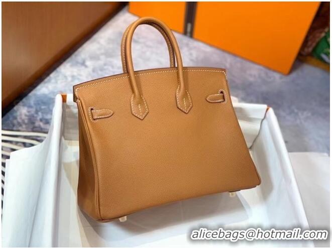 Trendy Design Hermes Birkin 25CM Epsom Bag Original Leather H25E Brown