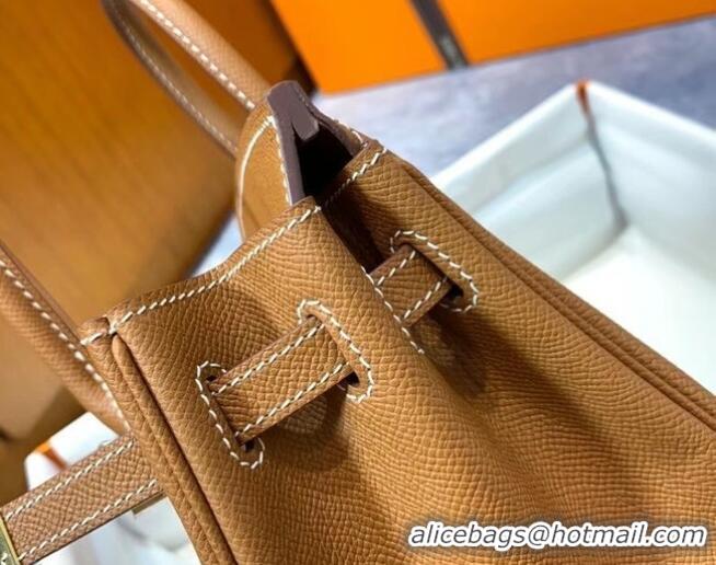 Trendy Design Hermes Birkin 25CM Epsom Bag Original Leather H25E Brown