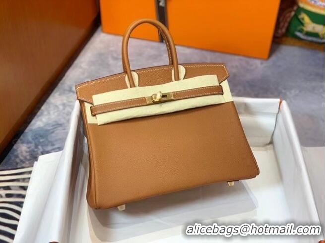 Trendy Design Hermes Birkin 25CM Epsom Bag Original Leather H25E Brown