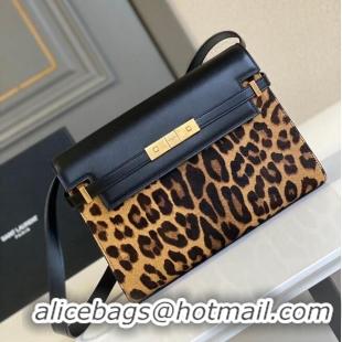 Trendy Design Yves Saint Laurent Original Leopard Leather Y23698 Black