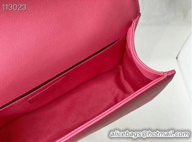 Top Quality Chanel Boy Flap Original Caviar Leather Shoulder Bag A67086 Rose