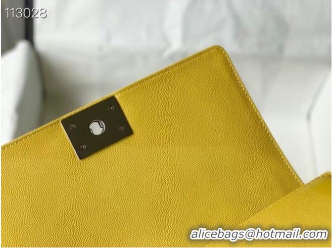 Good Product Chanel Le Boy Flap Shoulder Bag Original Leather A67086 Yellow