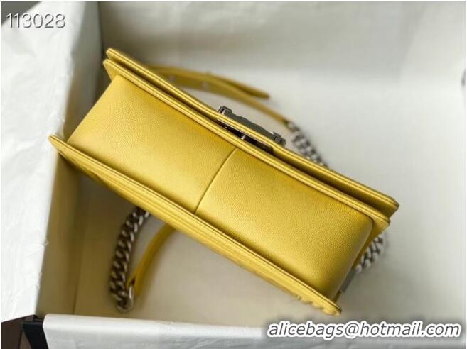 Good Product Chanel Le Boy Flap Shoulder Bag Original Leather A67086 Yellow