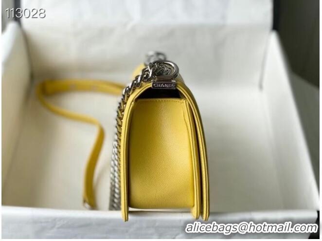 Good Product Chanel Le Boy Flap Shoulder Bag Original Leather A67086 Yellow