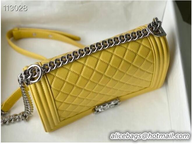 Good Product Chanel Le Boy Flap Shoulder Bag Original Leather A67086 Yellow