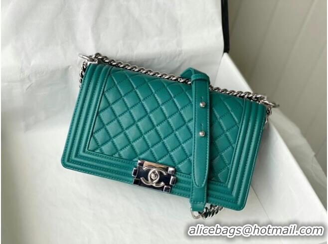 Inexpensive Chanel Le Boy Flap Shoulder Bag Original Leather A67086 Green