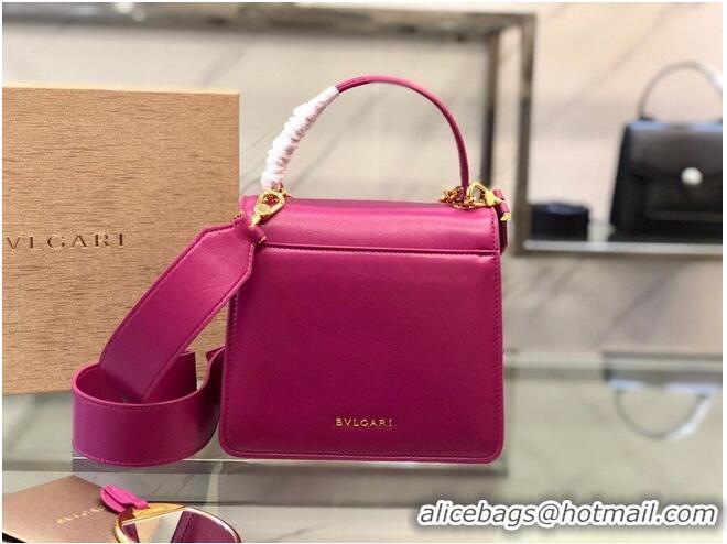 Promotional Bvlgari Serpenti Forever leather small crossbody bag B210762 Rose