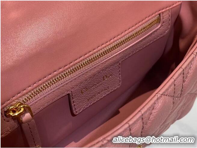 Best Product Dior SMALL DIOR CARO BAG Soft Cannage Calfskin M9241 pink