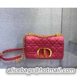 Buy Inexpensive Dior SMALL DIOR CARO BAG Soft Cannage Calfskin M9241 Rose