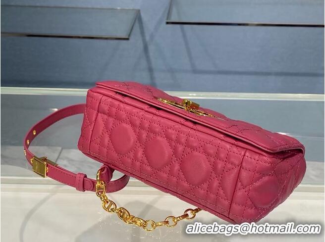 Buy Inexpensive Dior SMALL DIOR CARO BAG Soft Cannage Calfskin M9241 Rose