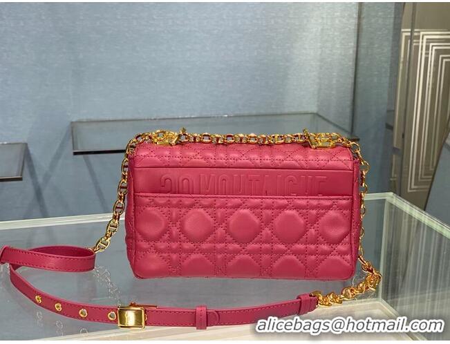 Buy Inexpensive Dior SMALL DIOR CARO BAG Soft Cannage Calfskin M9241 Rose