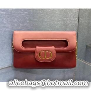 Buy Cheap DIOR MEDIUM DIORDOUBLE BAG Gradient Calfskin M8641U Pink