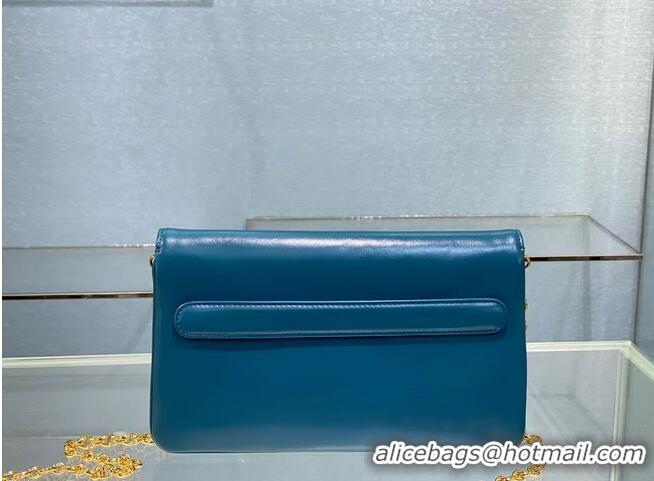 Good Taste DIOR MEDIUM DIORDOUBLE BAG Gradient Calfskin M8641U Deep Ocean Blue Smooth