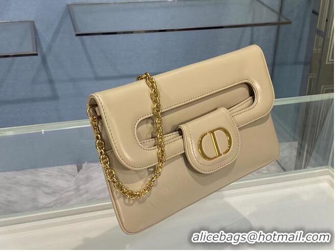 Pretty Style DIOR MEDIUM DIORDOUBLE BAG Gradient Calfskin M8641U Beige