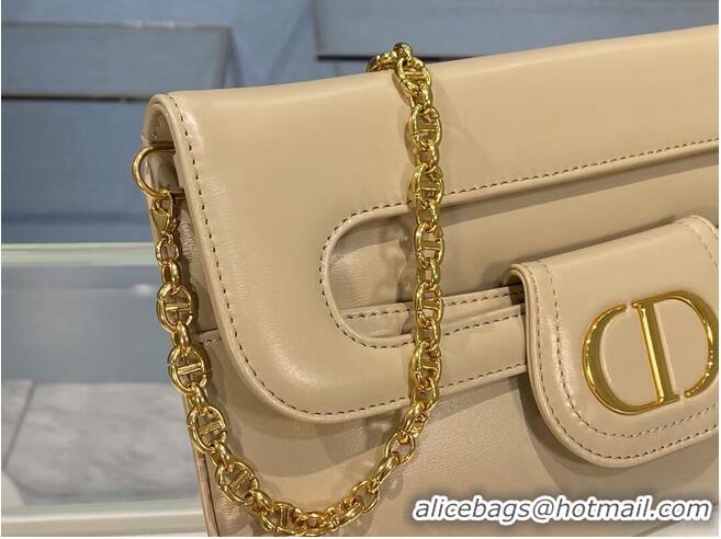 Pretty Style DIOR MEDIUM DIORDOUBLE BAG Gradient Calfskin M8641U Beige