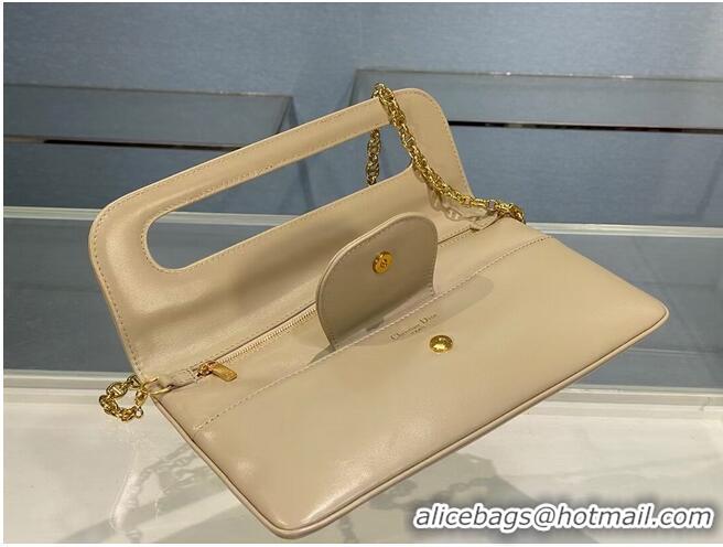 Pretty Style DIOR MEDIUM DIORDOUBLE BAG Gradient Calfskin M8641U Beige