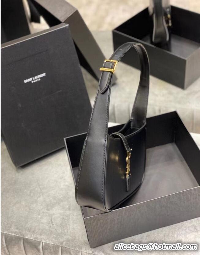 Grade Quality YSL TOP HANDLE BAG IN SHINY LEATHER Y687228 black