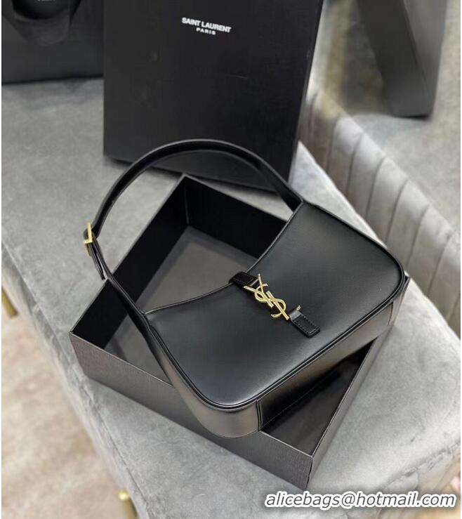 Grade Quality YSL TOP HANDLE BAG IN SHINY LEATHER Y687228 black