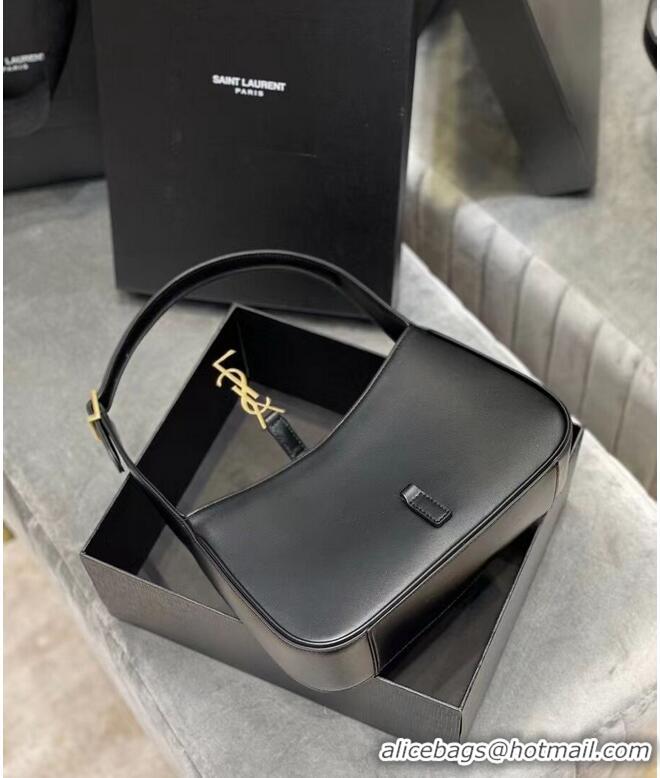 Grade Quality YSL TOP HANDLE BAG IN SHINY LEATHER Y687228 black