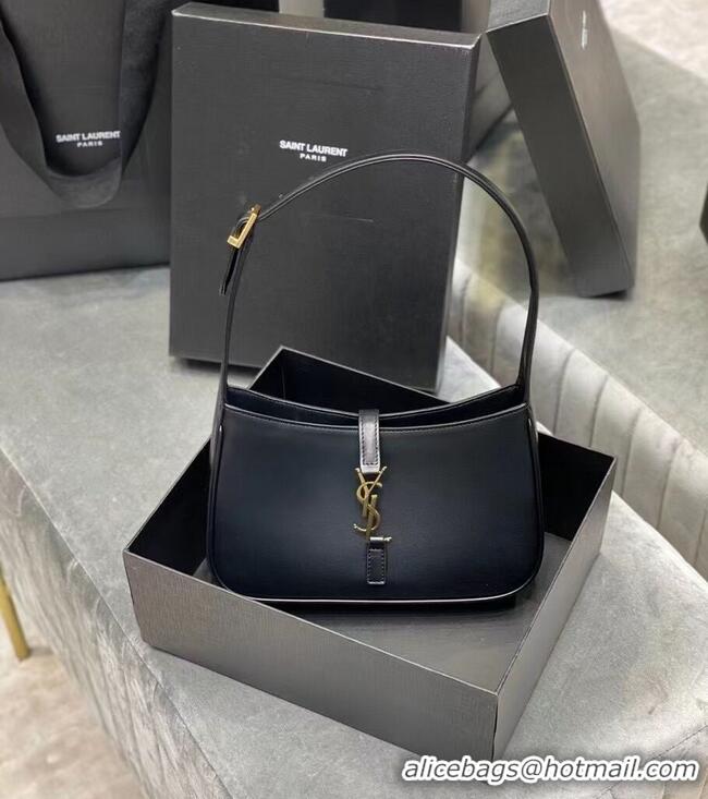 Grade Quality YSL TOP HANDLE BAG IN SHINY LEATHER Y687228 black