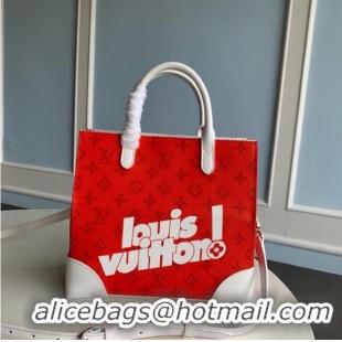 Custom Cheapest Louis vuitton original tote M46113 red