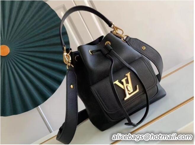 Top Quality Louis Vuitton LOCKME BUCKET M57687 black